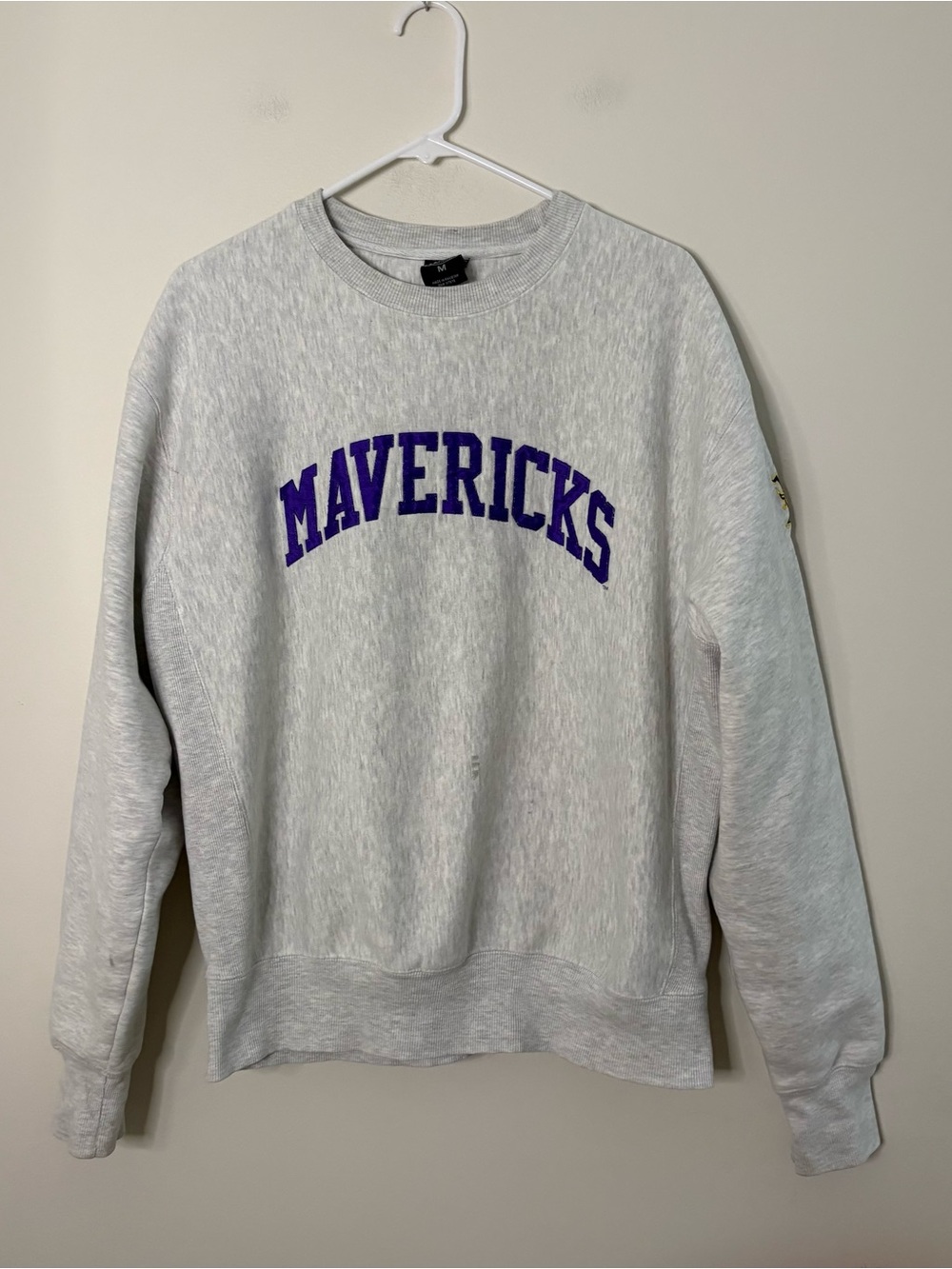 Minnesota State University Mankato Adult Sweatshirt Grey Crewneck College Retro
